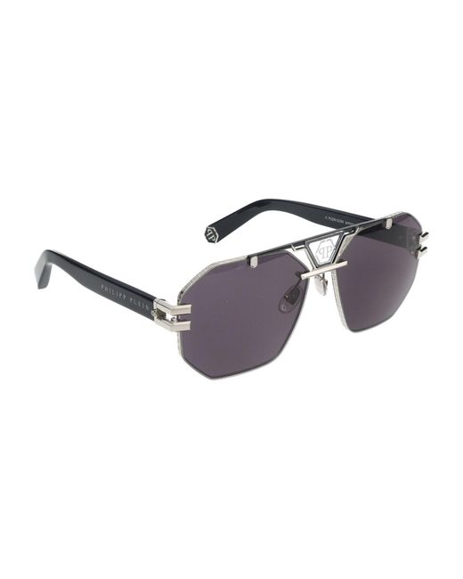 Philipp Plein Purple Sunglasses for men