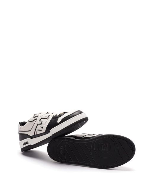Fendi White Match Sneakers Shoes for men