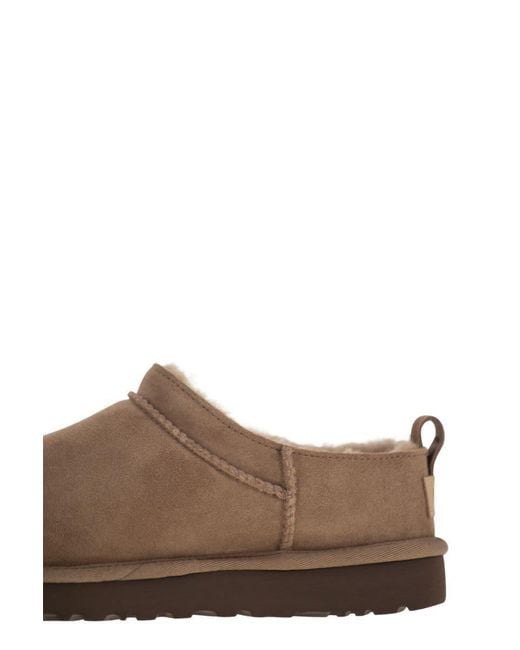 Ugg Brown Classic Micro - Suede Ankle Boot