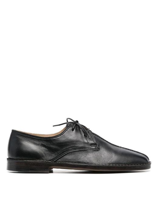 Lemaire Lace-up Leather Derby Shoes in Black for Men | Lyst