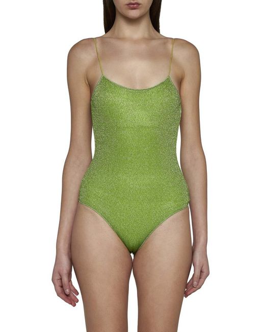 Oseree Green Lumiere Swimsuit