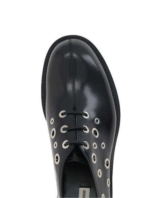 NAMACHEKO Black Flat Shoes for men