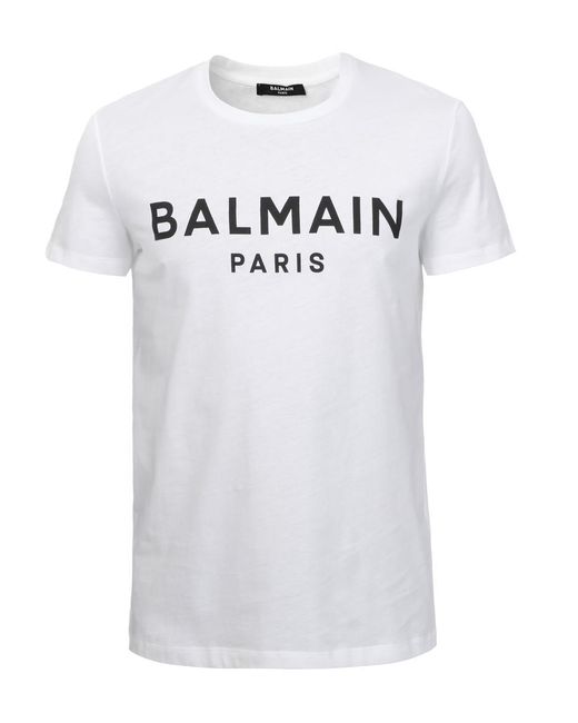 Balmain White T-Shirts And Polos for men