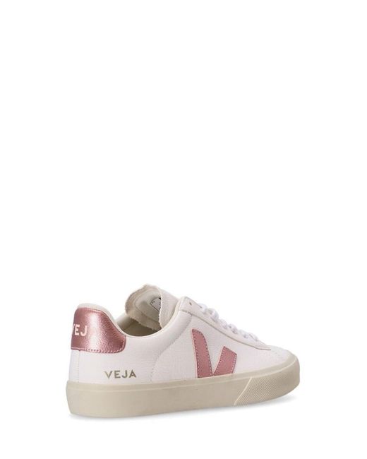 Veja Pink Campo Low-top Sneakers