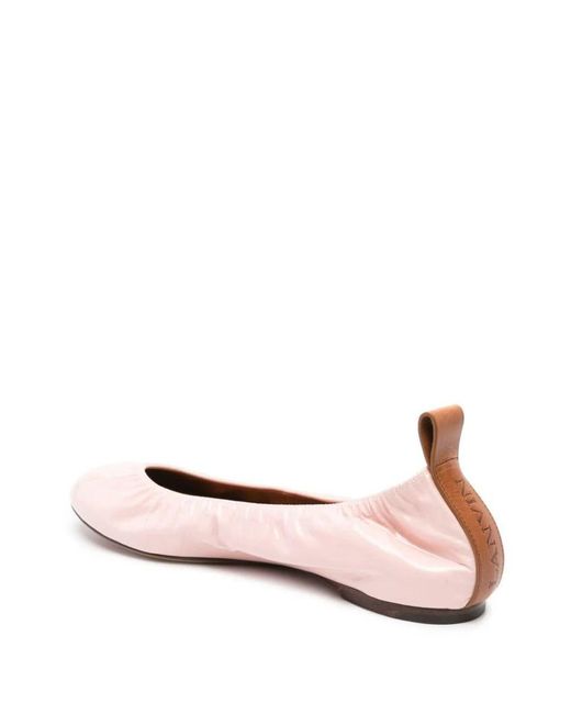 Lanvin Pink Flat Shoes