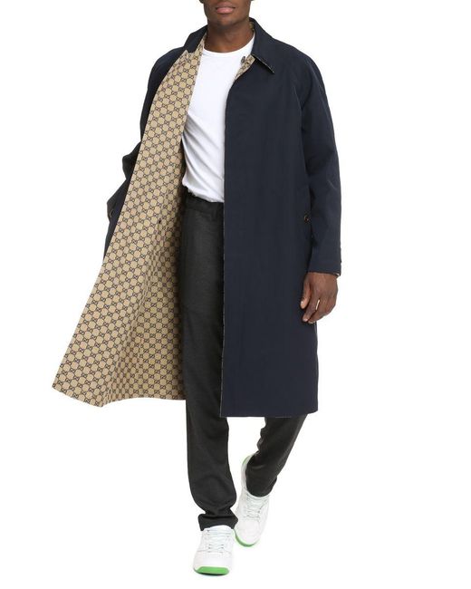 Gucci Blue Trench for men