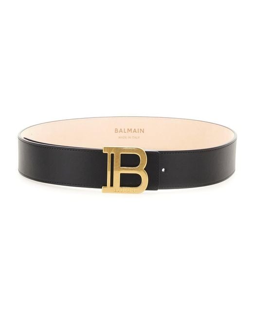 Balmain Black B-belt Belt