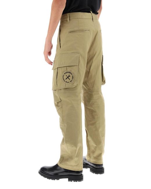DSquared² Natural Regular Fit Cargo Pants for men