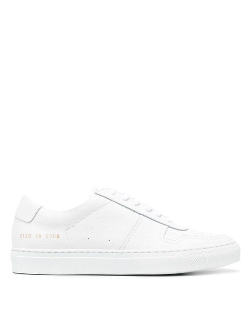 Common Projects White Bball Classic Leather Sneakers