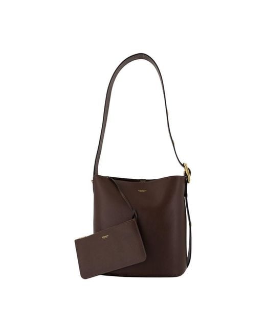 COACH Brown Bleecker Shoulder Bag