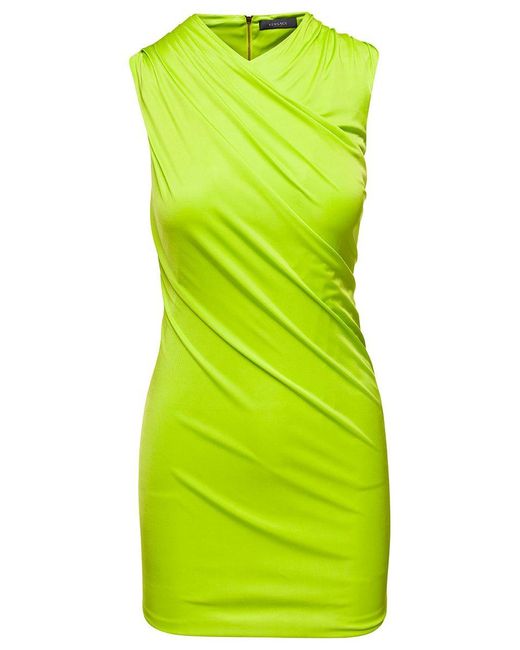 Versace Green Viscose Dress