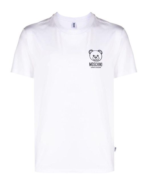 Moschino White Underwear T-shirts And Polos for men