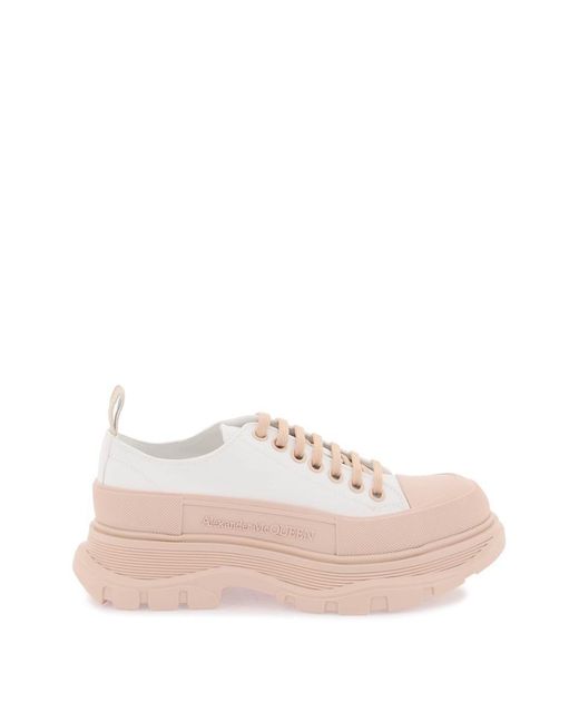 Alexander McQueen Pink Tread Slick Sneakers