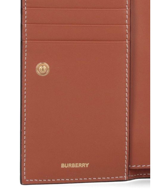 Burberry Natural Check Motif Continental Wallet