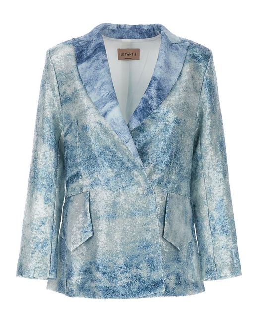 Le twins Blue 'Como' Blazer