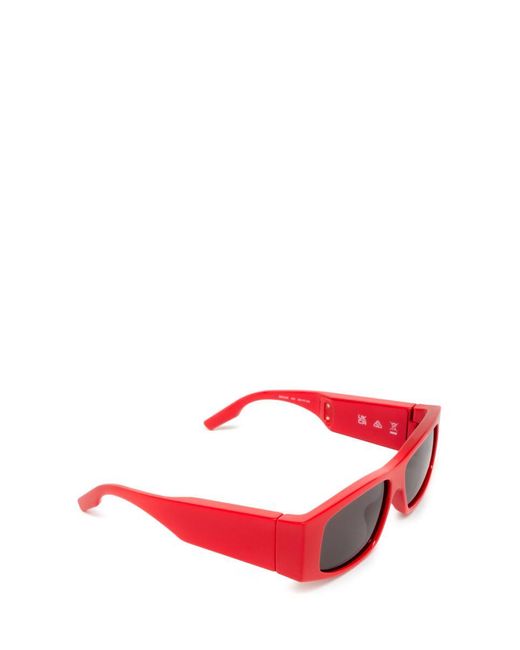 Balenciaga Red Sunglasses for men