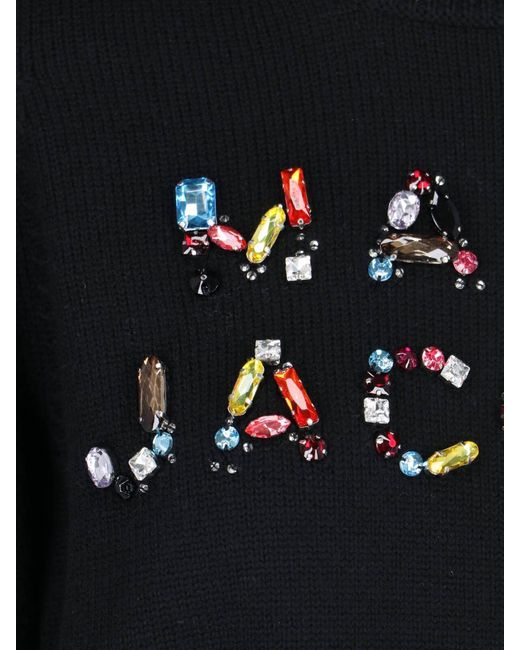 Marc Jacobs Black Sweater With Gems