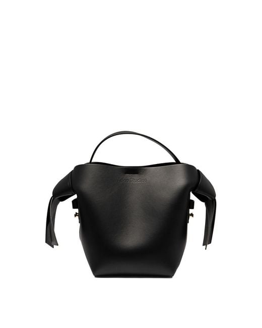 Acne Black "Mini Musubi" Shoulder Bag