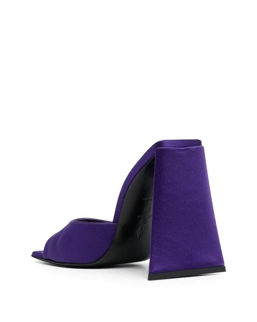 The Attico Purple Flat Shoes