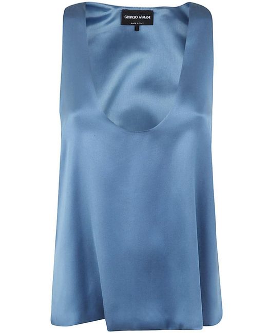 Giorgio Armani Blue Top Clothing