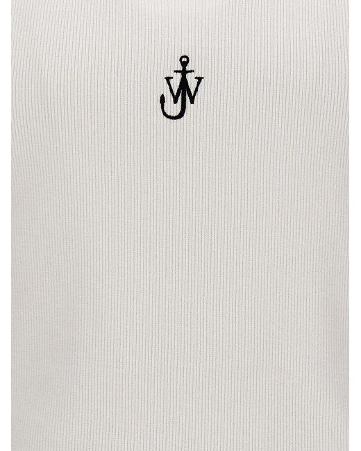 J.W. Anderson White 'Anchor' Top for men