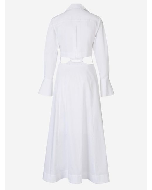 Jonathan Simkhai White Midi Shirt Dress