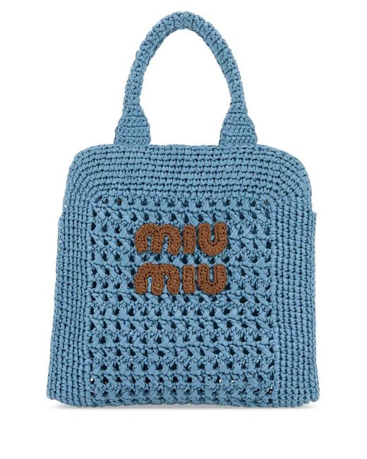 Miu Miu Blue Handbags
