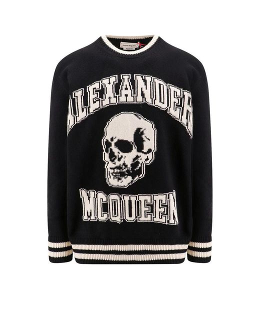 Alexander McQueen Black Sweater for men