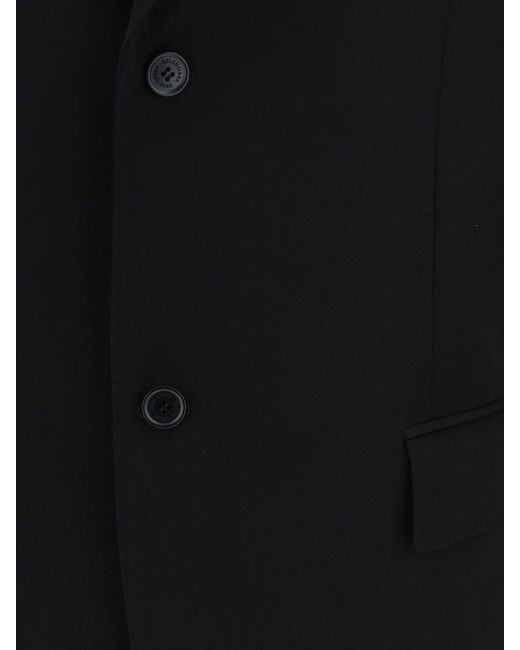 Balenciaga Black Blazers E Vests for men