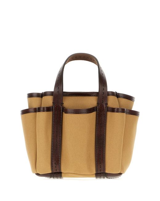 Max Mara Brown Handbags