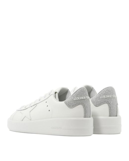 Golden Goose Deluxe Brand White Purestar Leather Sneakers
