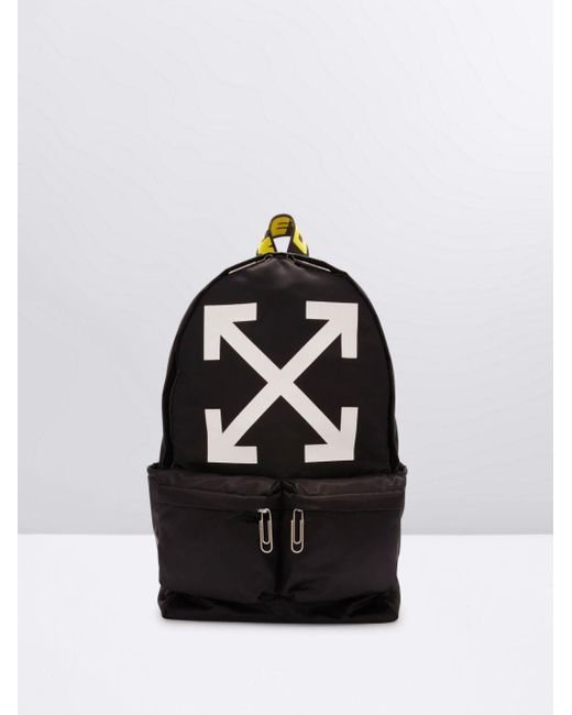Off-White c/o Virgil Abloh Arrows-print Zip-up Backpack in Black for Men |  Lyst