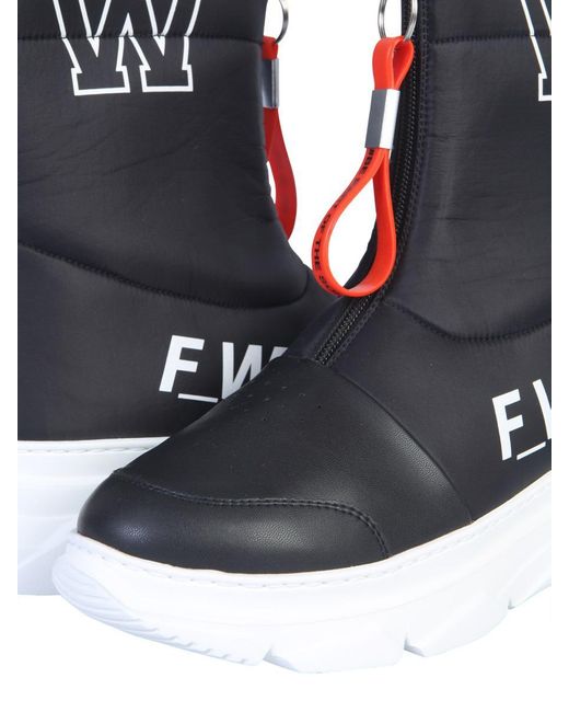 FWRD Blue Leather Boot