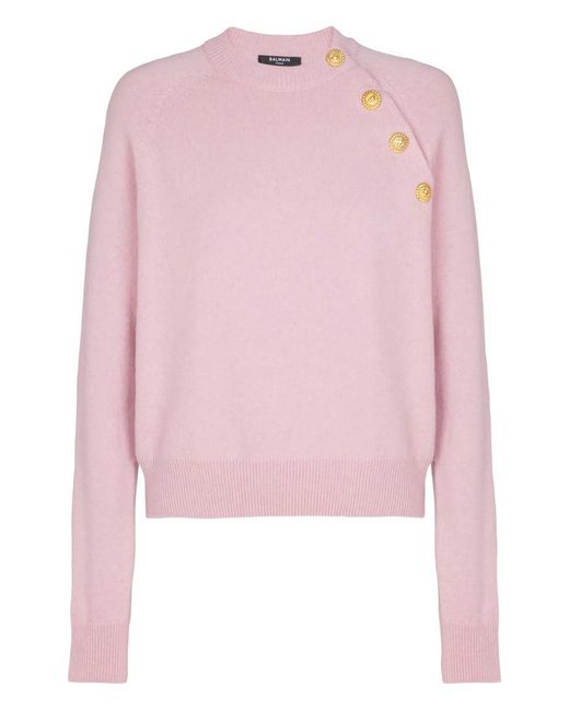 Balmain Pink Short Sweater