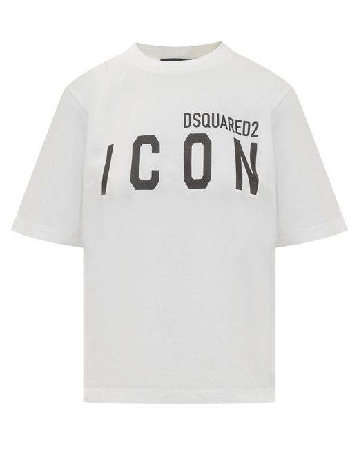 DSquared² Gray Icon Collection T-Shirt Icon Forever Easy