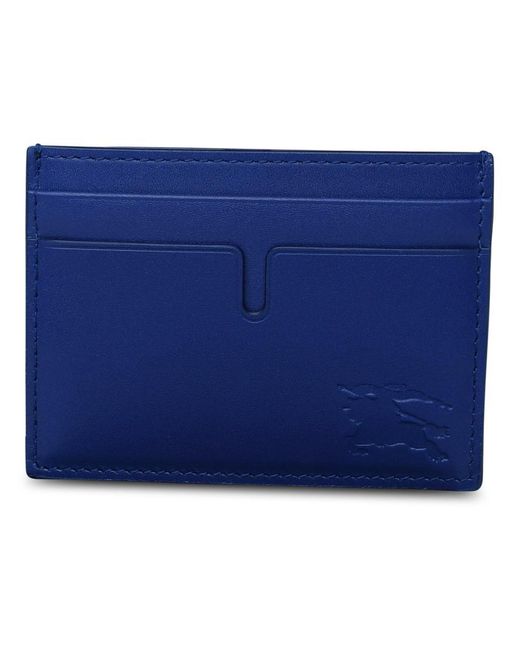 Burberry Blue Leather Cardholder