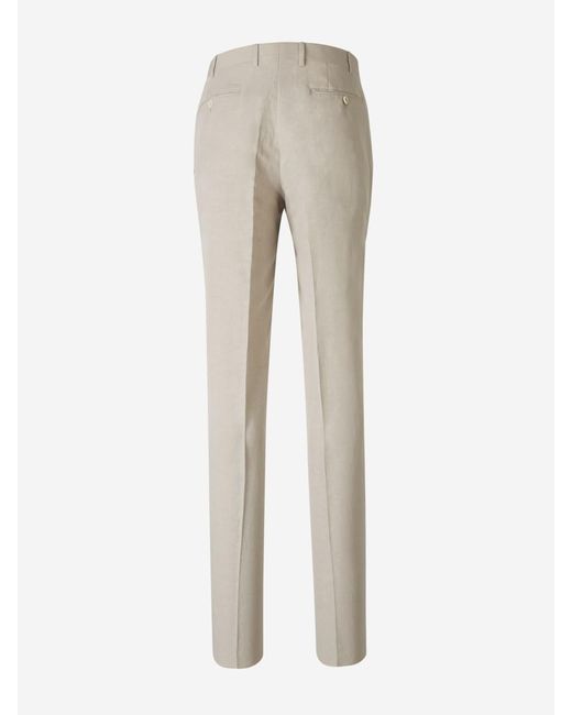 Canali Natural Linen And Silk Suit for men