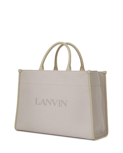 Lanvin Gray Handbags