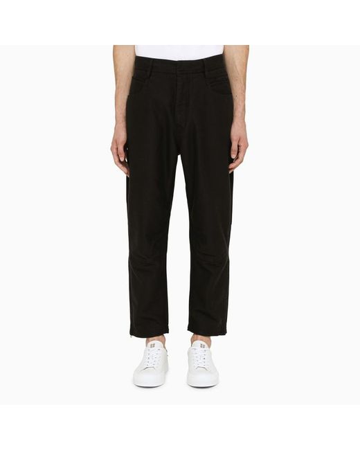 Stone Island Shadow Project Black Baggy Trousers for men
