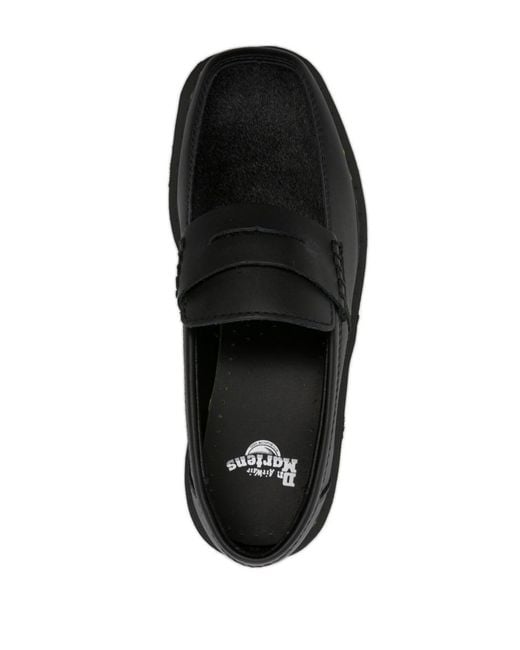 Dr. Martens Black Penton Bex Quilon Slip-on Leather Loafers
