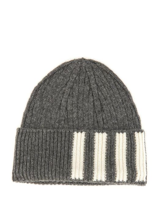 Thom Browne Gray Cashmere Hat for men