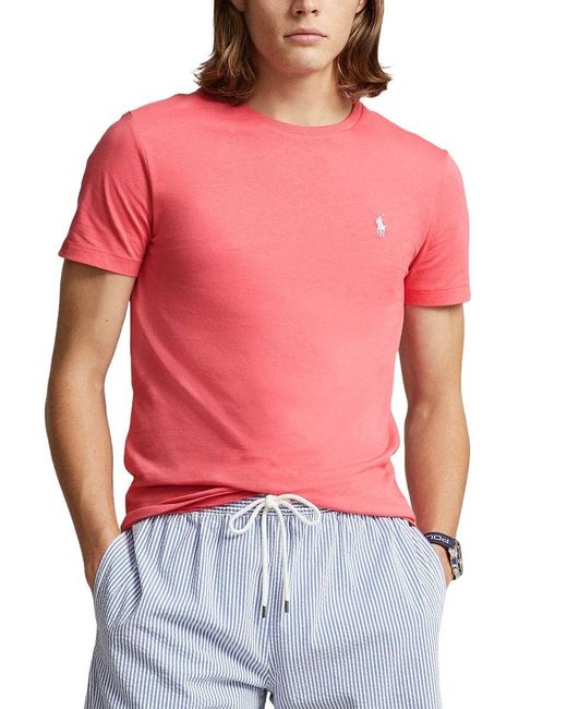 Polo Ralph Lauren Pink T-Shirts And Polos for men