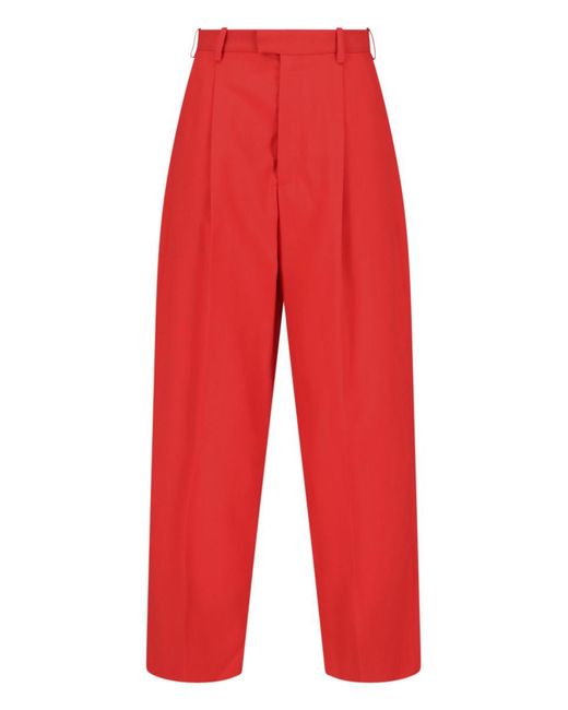 Marni Red Tailo Trousers
