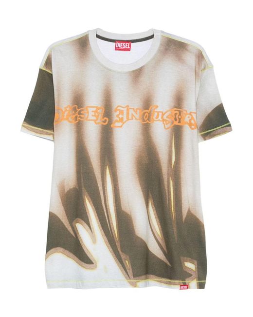 DIESEL White T-Shirts And Polos for men