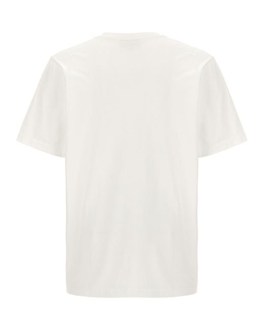 Maison Kitsuné White 'Speedy Fox Patch' T-Shirt for men