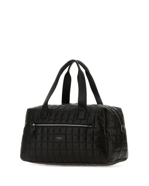 Saint Laurent Black Travel Bags for men