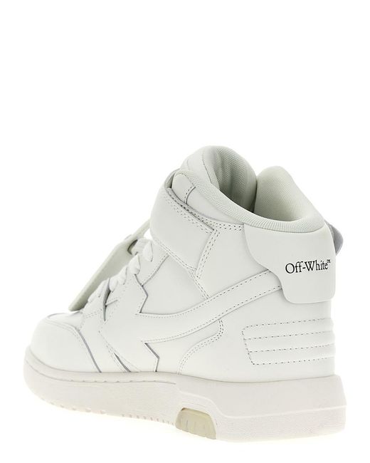 Off-White c/o Virgil Abloh White Out Of Office Mid-top Sneakers