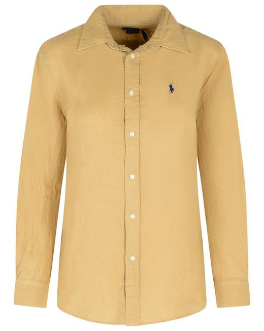 Polo Ralph Lauren Yellow Linen Shirt