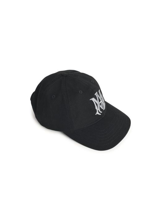 Amiri Black Cotton Cap for men