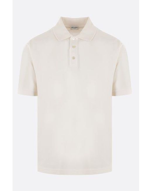 Saint Laurent White T-Shirts And Polos for men